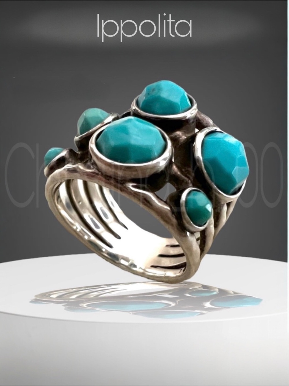 Ippolita Kingman mine turquoise and silver ring
ROCK CANDY